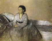 Edgar Degas Mrs. Edgar oil painting artist